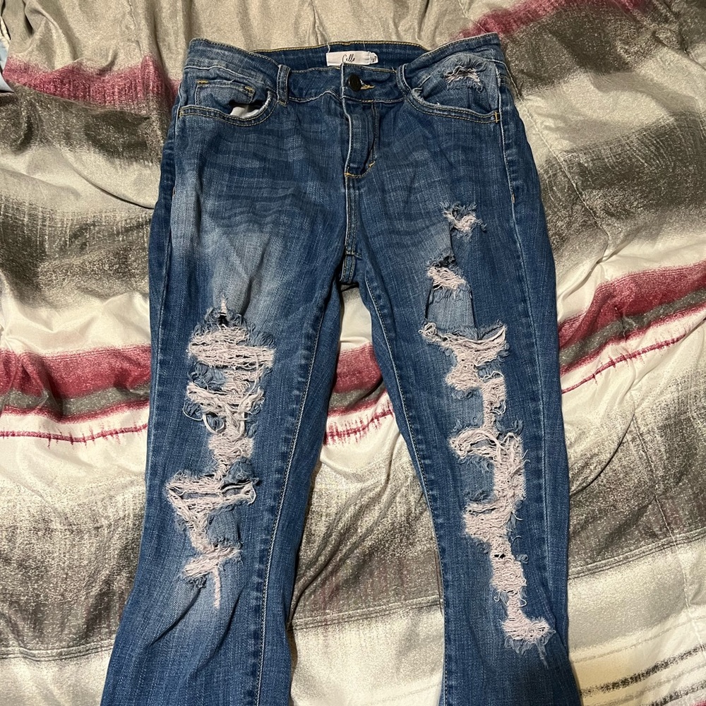 denim jeans.